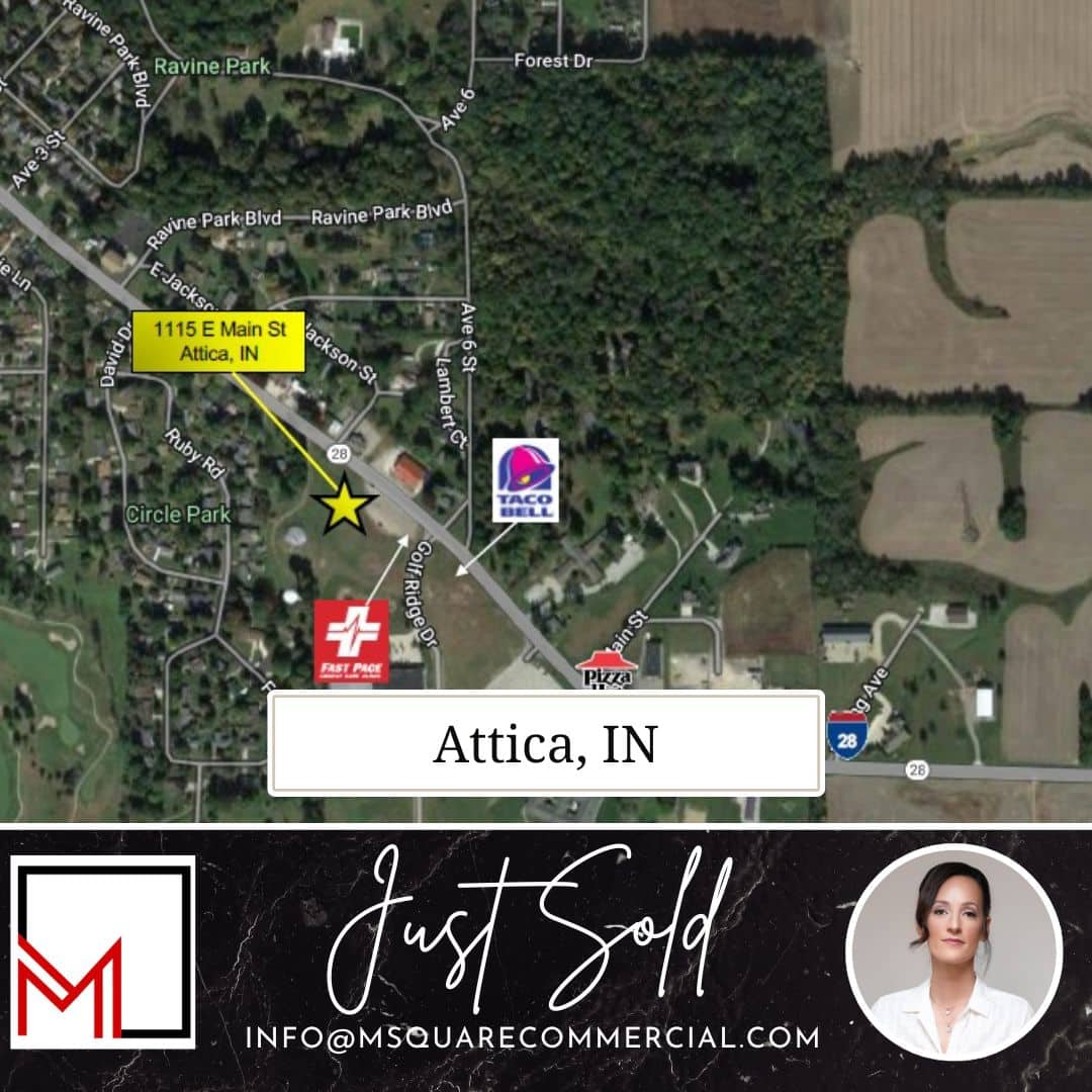 Attica IN Excess Land Sale AutoZone Acquires 1.73 Acres