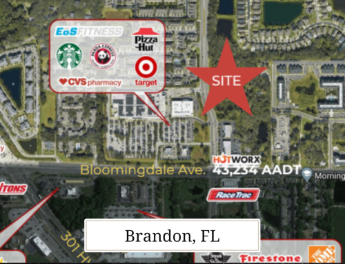 M Square Commercial successfully represented Hutton Brandon FL Gornto MT, LLC in the sale of a 4.6-acre land site on S. Gornto Lake Rd. in Brandon, Florida.